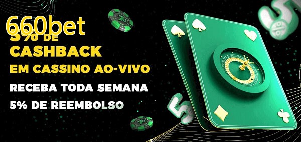 Promoções do cassino ao Vivo 660bet